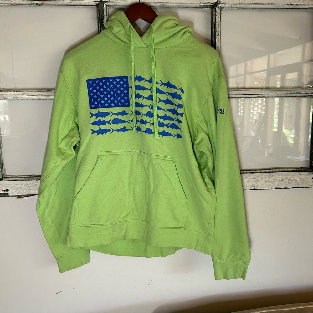 Columbia Mint Green Fleece Hoodie